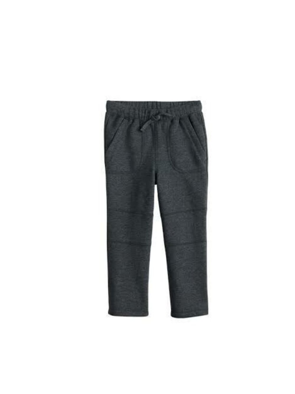 Baby Boy Jumping Beans Knee Stitch Fleece Black Ore Heather Pants Size 24M